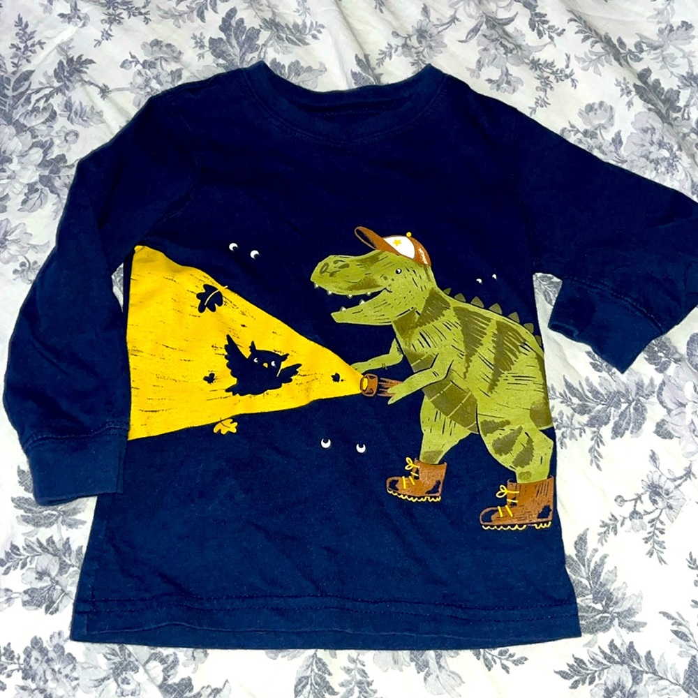 Toddler dinosaur long sleeve shirt